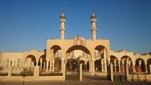 muslims leaving a mosque